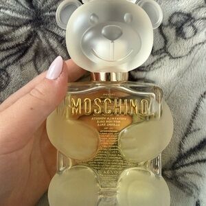 Moschino Gold and Clear Teddy Bear Perfume